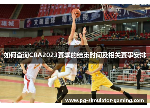 如何查询CBA2023赛季的结束时间及相关赛事安排