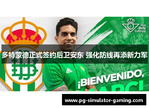 多特蒙德正式签约后卫安东 强化防线再添新力军 多特蒙德正式签约后卫安东 强化防线再添新力军